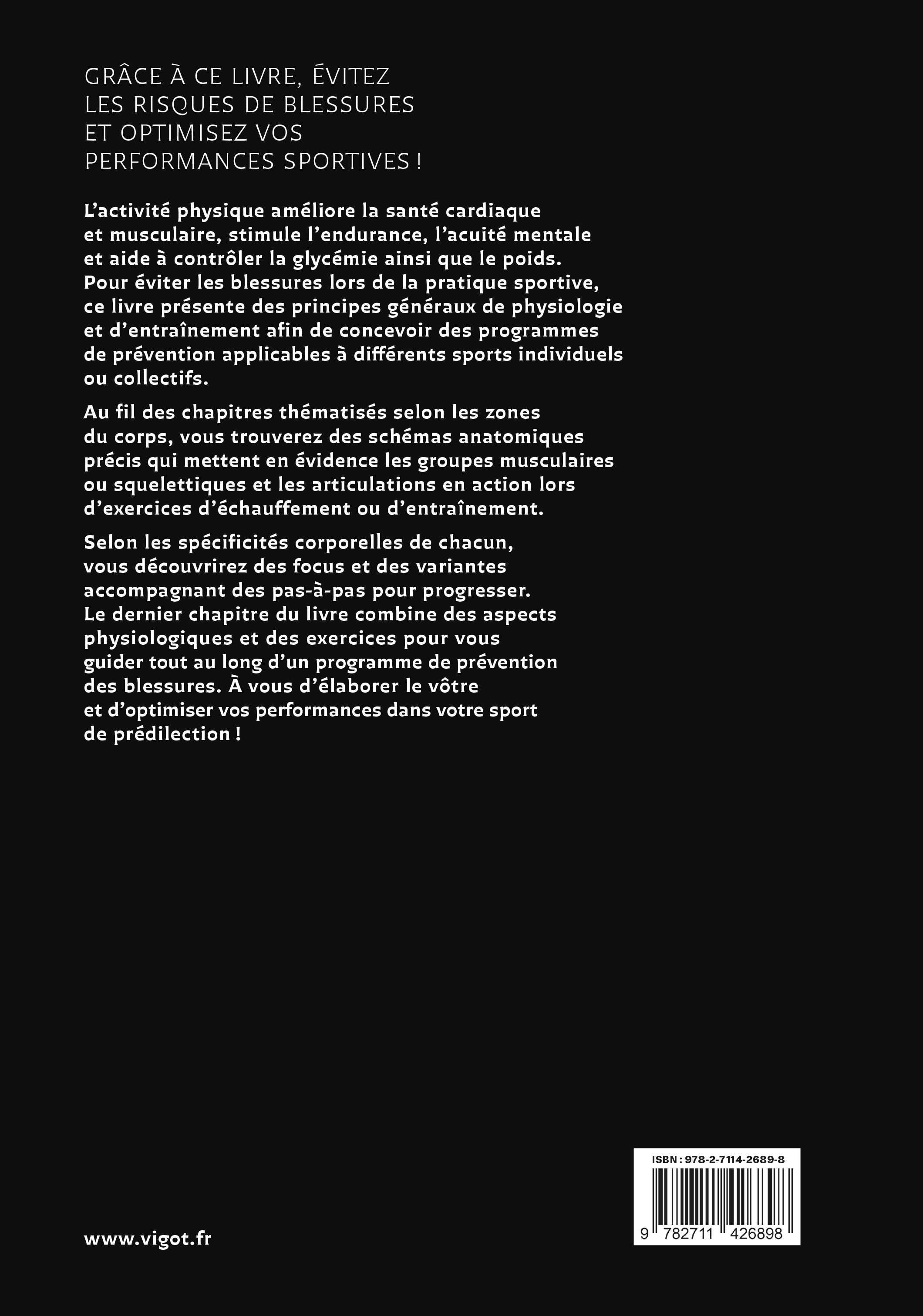 Prévention des blessures sportives : Anatomie - Erik Meira, David Potach - VIGOT