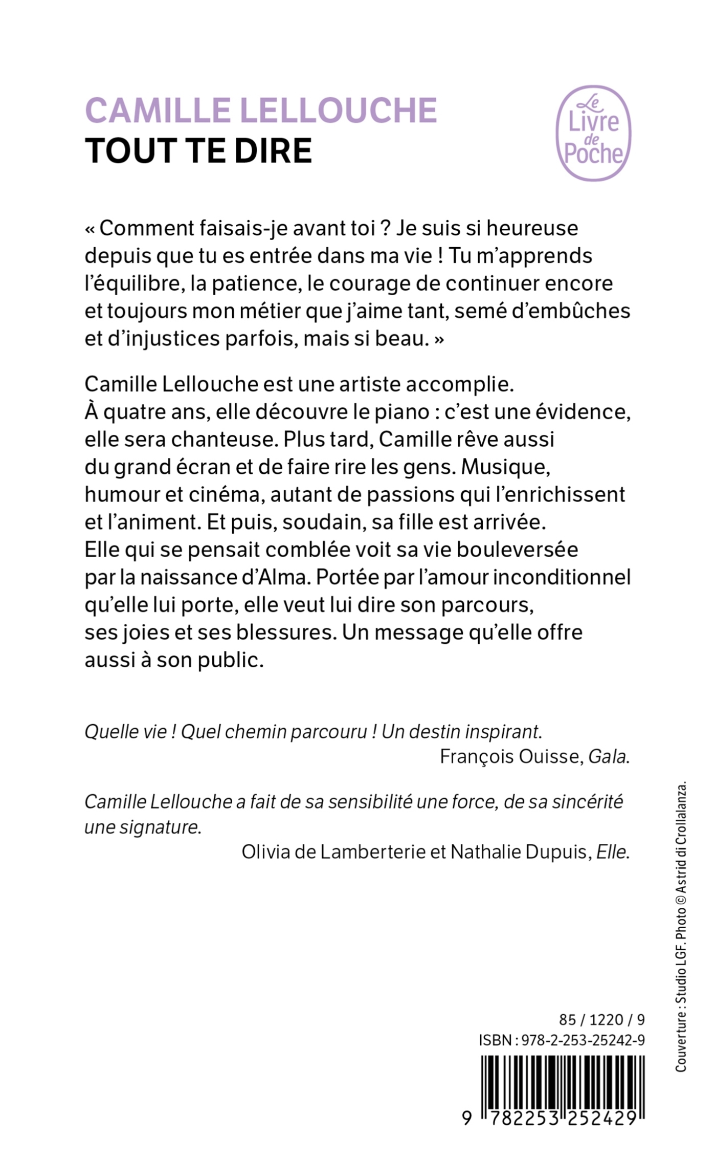 Tout te dire - Camille Lellouche - LGF