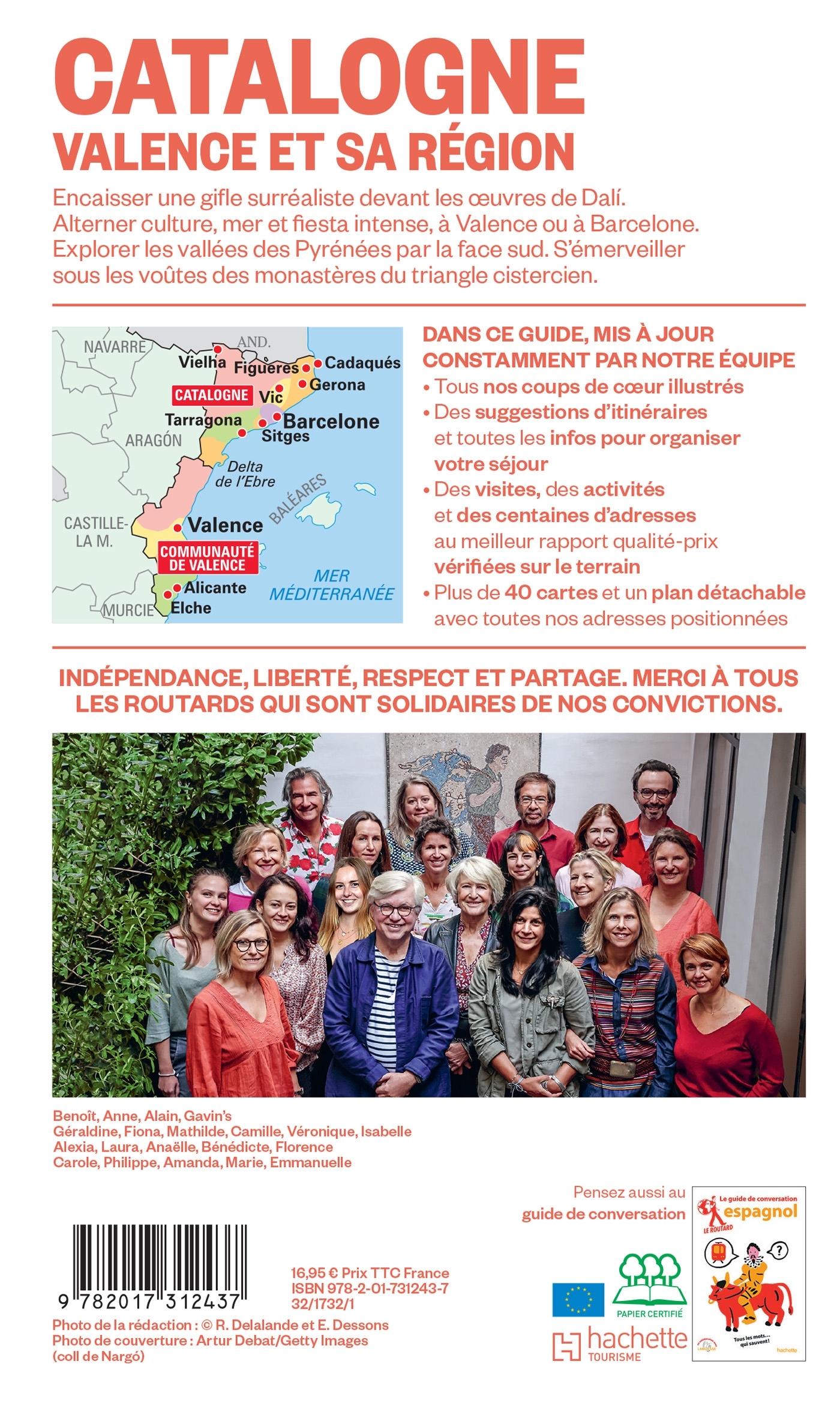 Guide du Routard Catalogne Valence et sa région 2025/26 -   - HACHETTE TOURI