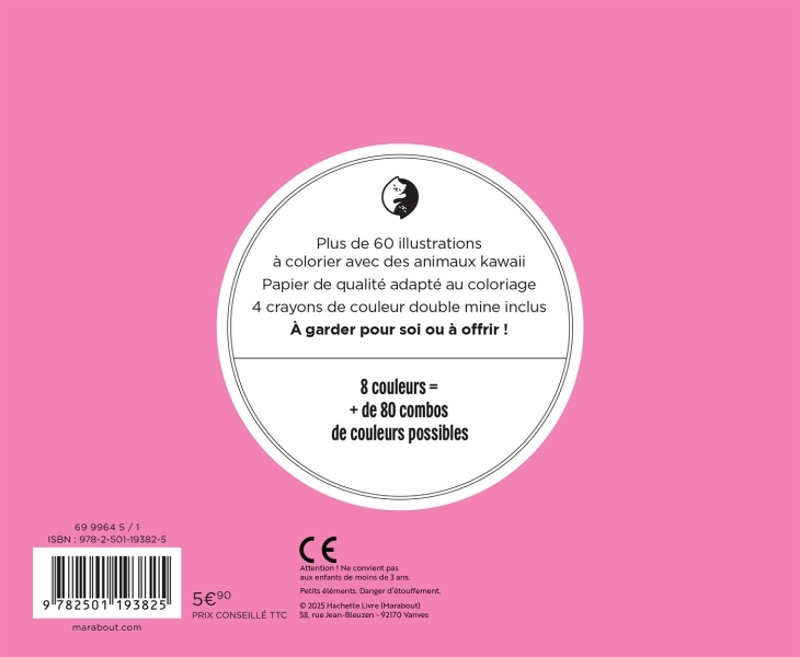 Mes petits colo nomades - Animaux kawaï -   - MARABOUT