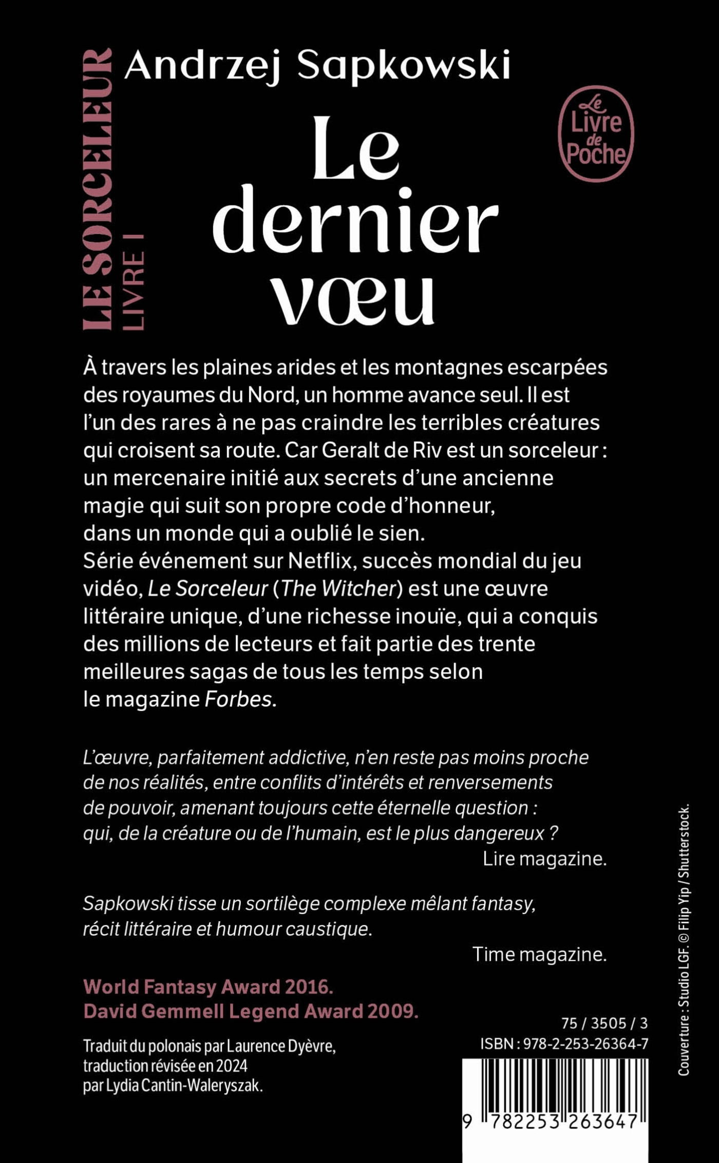 Le Dernier voeu (Le Sorceleur, Tome 1) - Andrzej Sapkowski - LGF