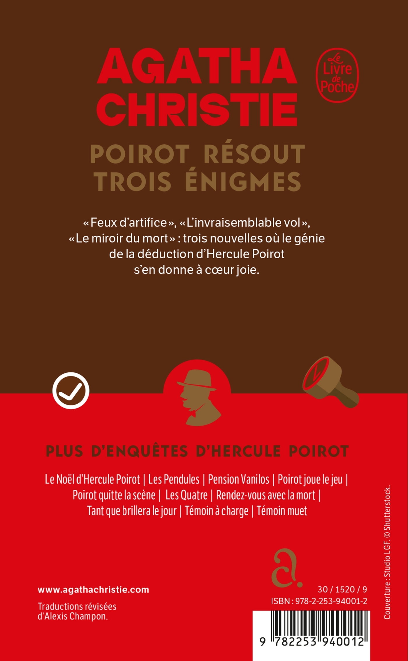 Poirot résout trois énigmes (Nouvelle traduction révisée) - Agatha Christie - LGF