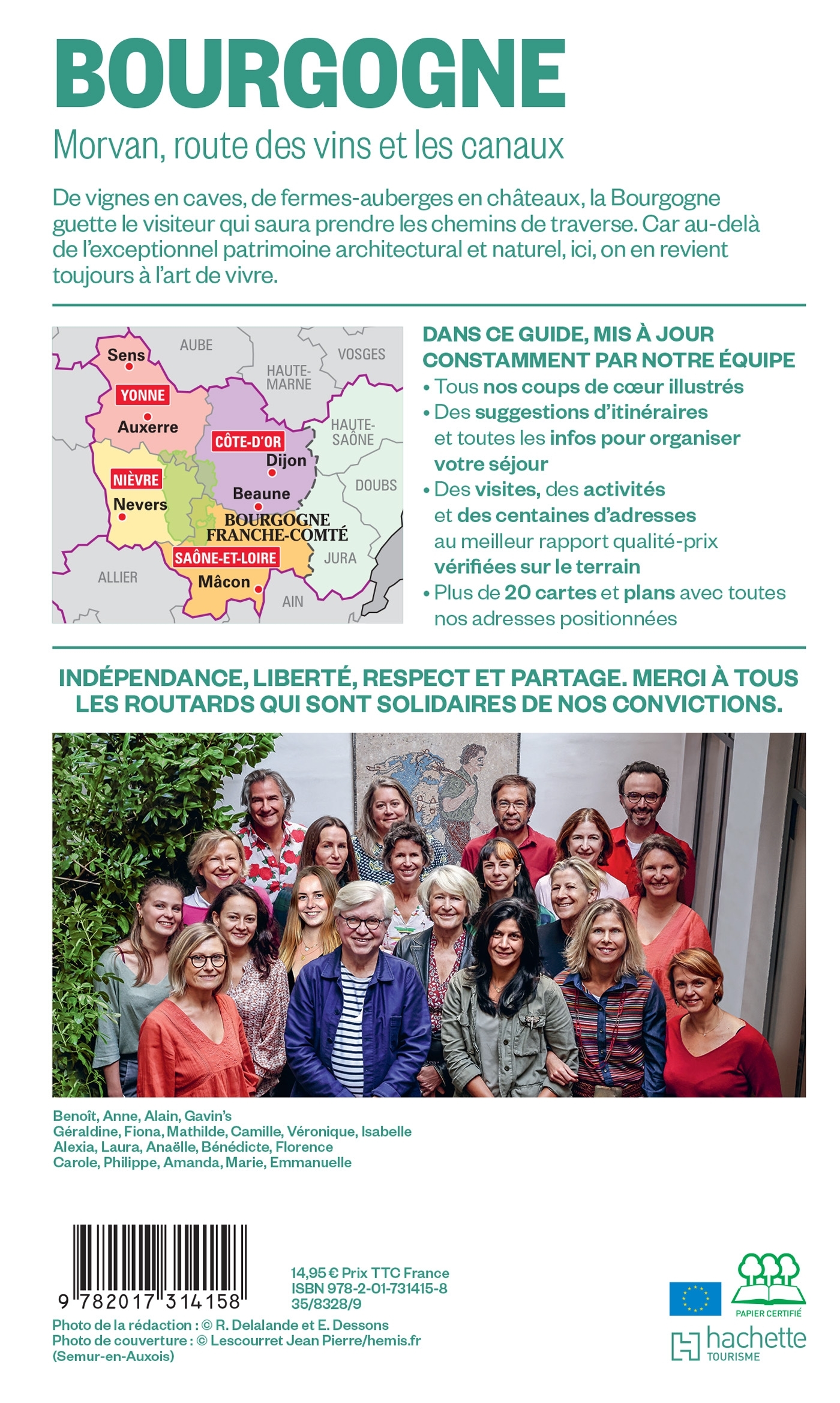 Guide du Routard Bourgogne 2025/26 -   - HACHETTE TOURI