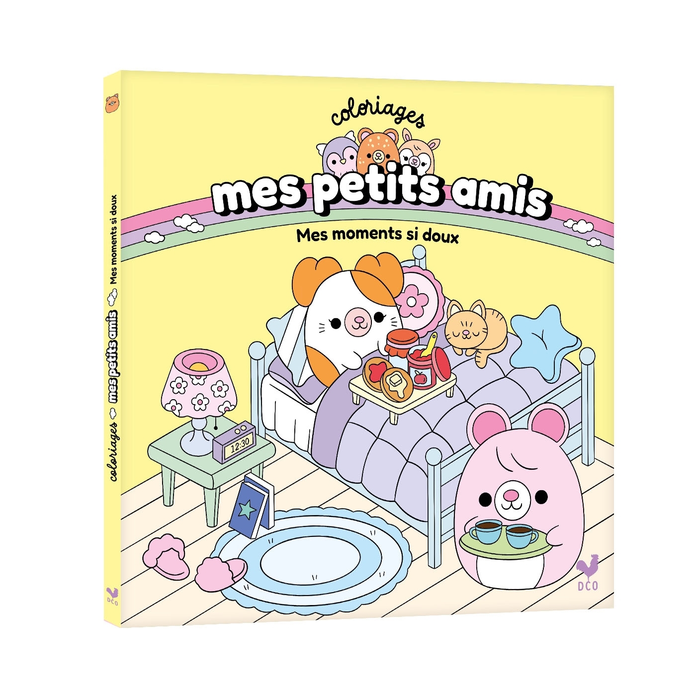 Coloriages mes petits amis - Mes moments si doux -  Ahorine - DEUX COQS D OR