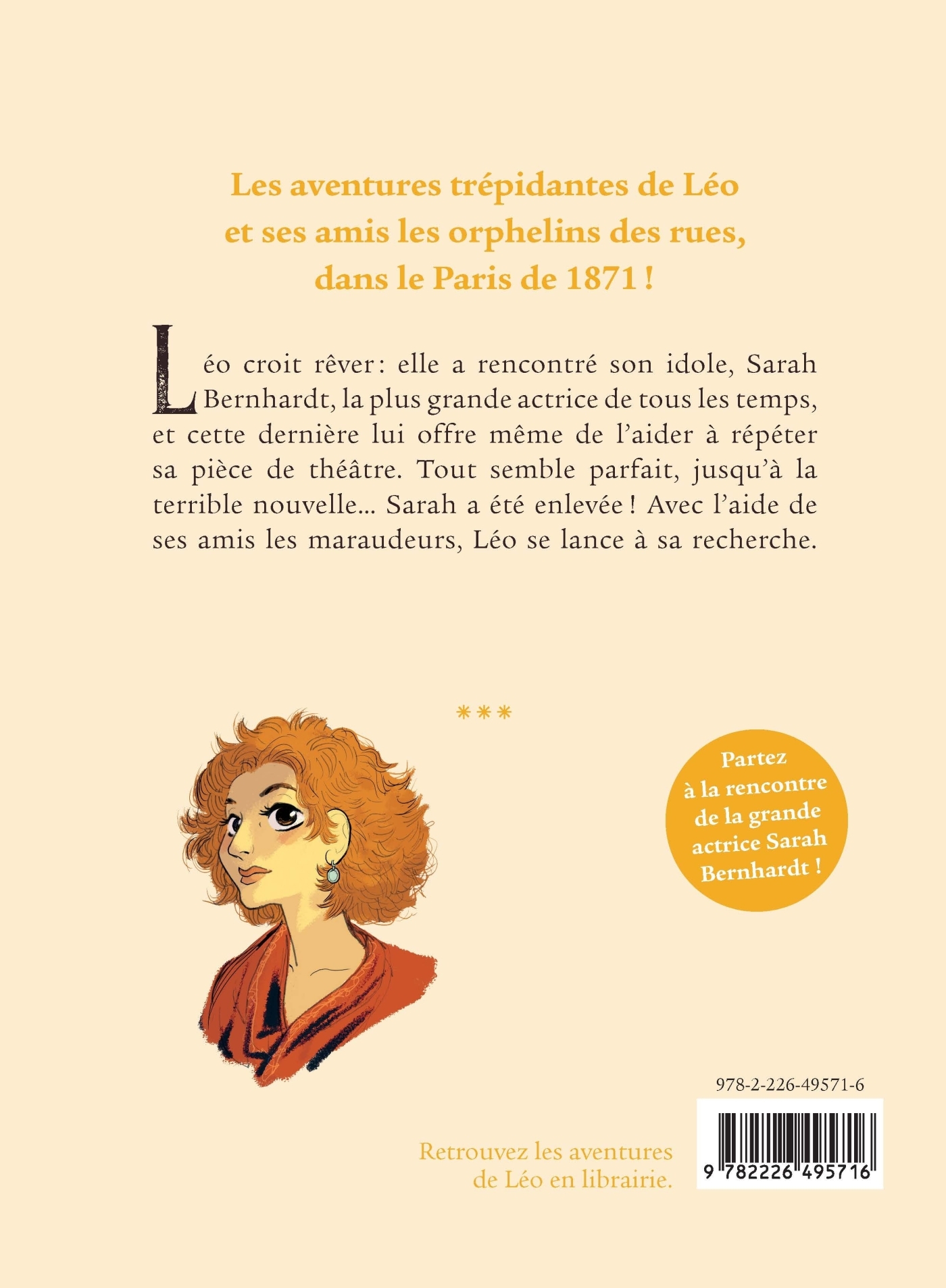 Léo et les Orphelins de Paris - tome 4 - L'Actrice à la voix d'or - Thibault Bérard, Florent Sacré - ALBIN MICHEL