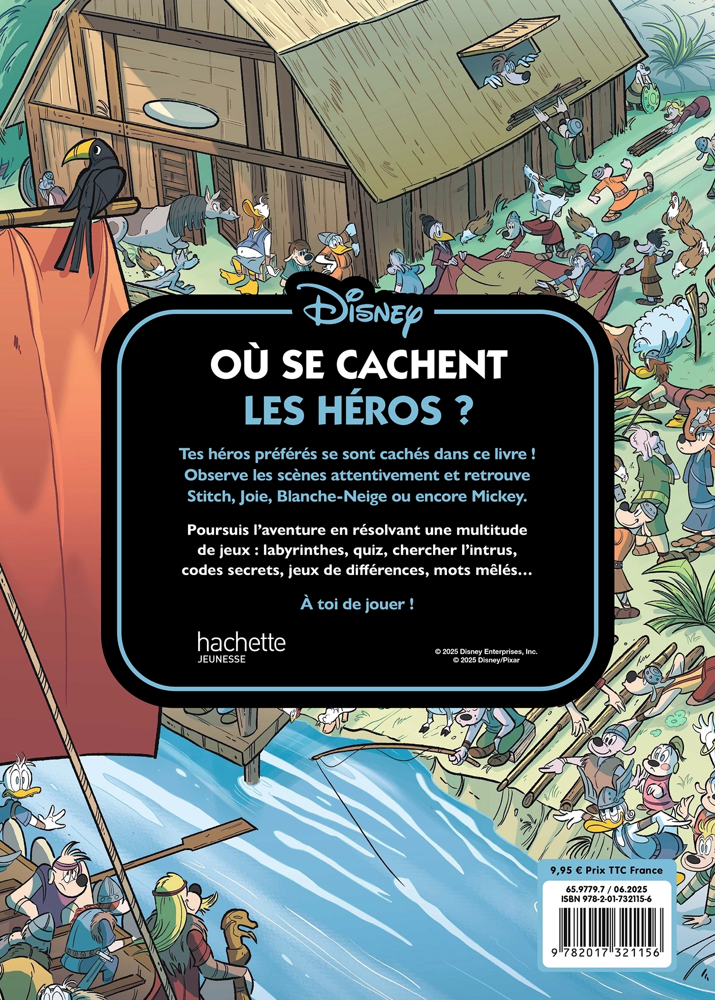 DISNEY - Où se cachent les héros ? - Jeux + Cherche et trouve -  - DISNEY HACHETTE