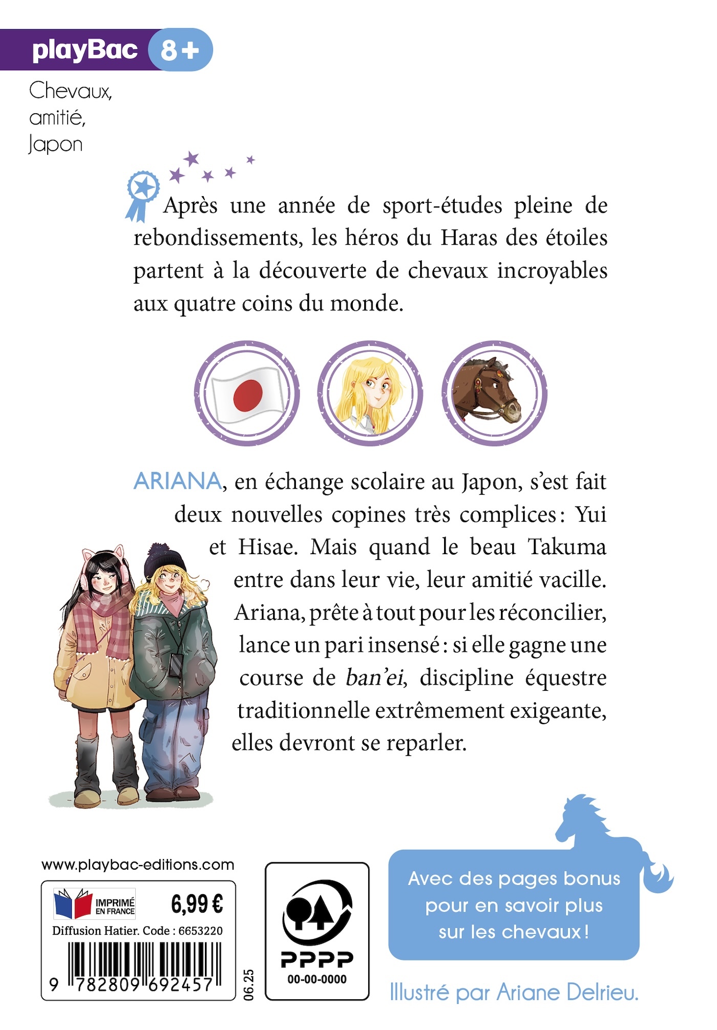 L'Aventure au Galop - Japon, copines et peines de coeur - Tome 2 - N. M. Zimmermann, Ariane Delrieu - PLAY BAC