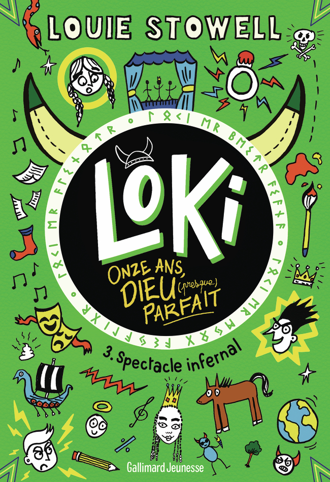 Loki, 11 ans, Dieu (presque) parfait - Louie Stowell, Karine Chaunac, Louie Stowell - GALLIMARD JEUNE