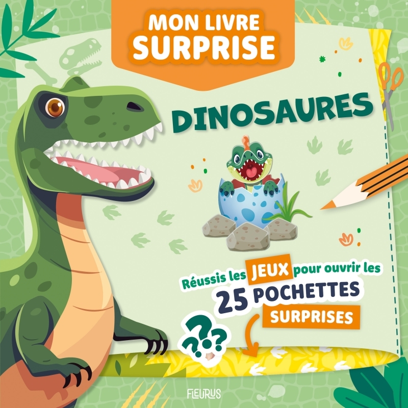 Mon livre surprise - Dinosaures -  - FLEURUS