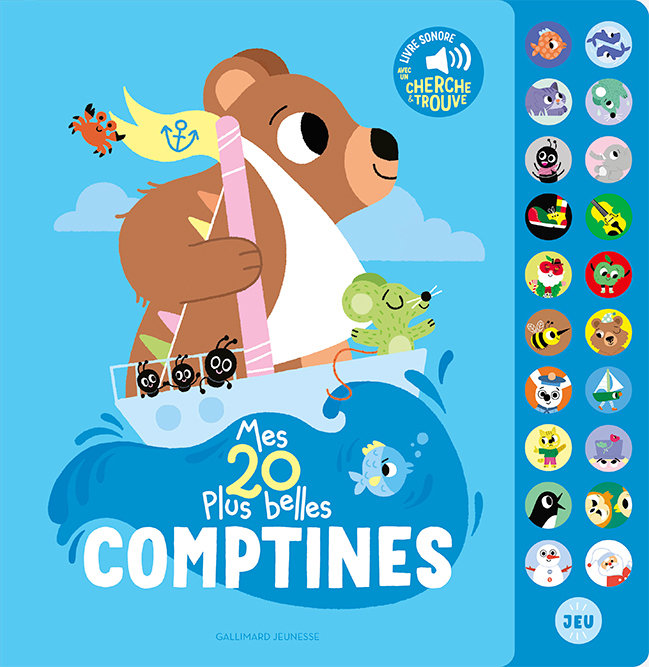 Mes 20 plus belles comptines - Marion Billet, Marion Billet - GALLIMARD JEUNE