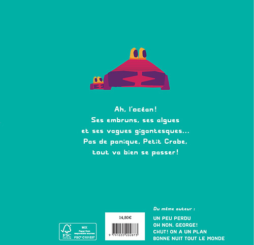 Pas de panique, Petit Crabe - Chris Haughton - THIERRY MAGNIER