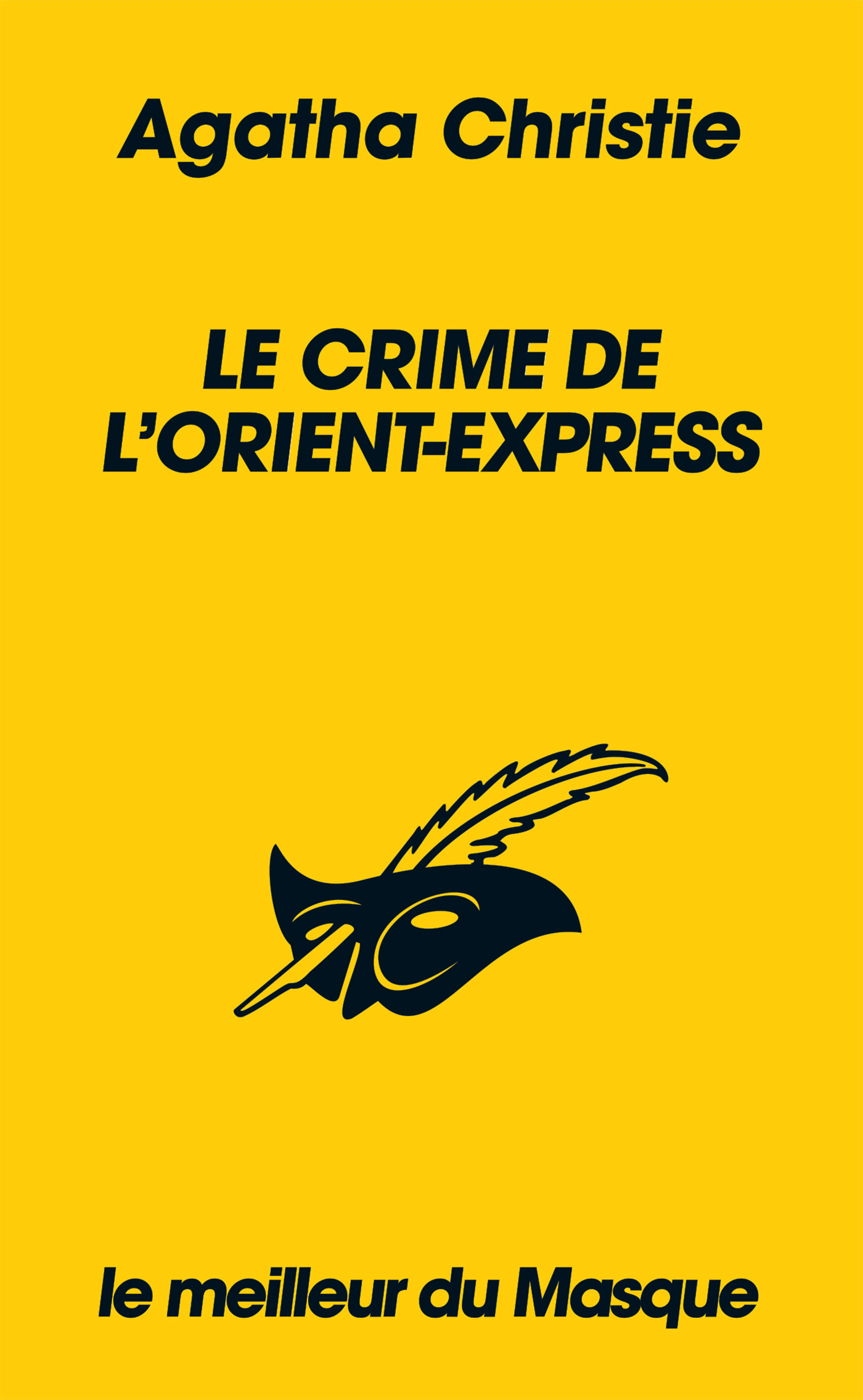 Le crime de l'Orient-Express (Collection Le meilleur du Masque) - Agatha Christie - ED DU MASQUE