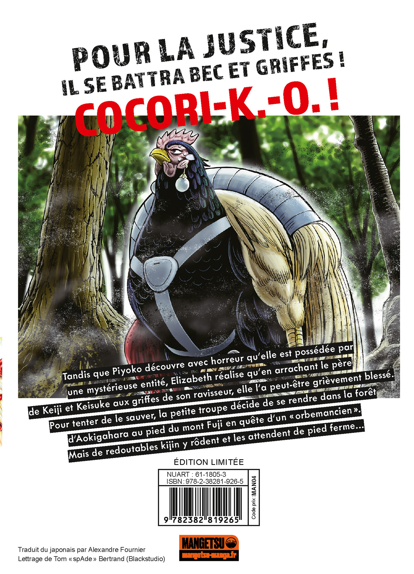 Rooster Fighter - Coq de Baston T08 - Shu Sakuratani, Alexandre Fournier - MANGETSU