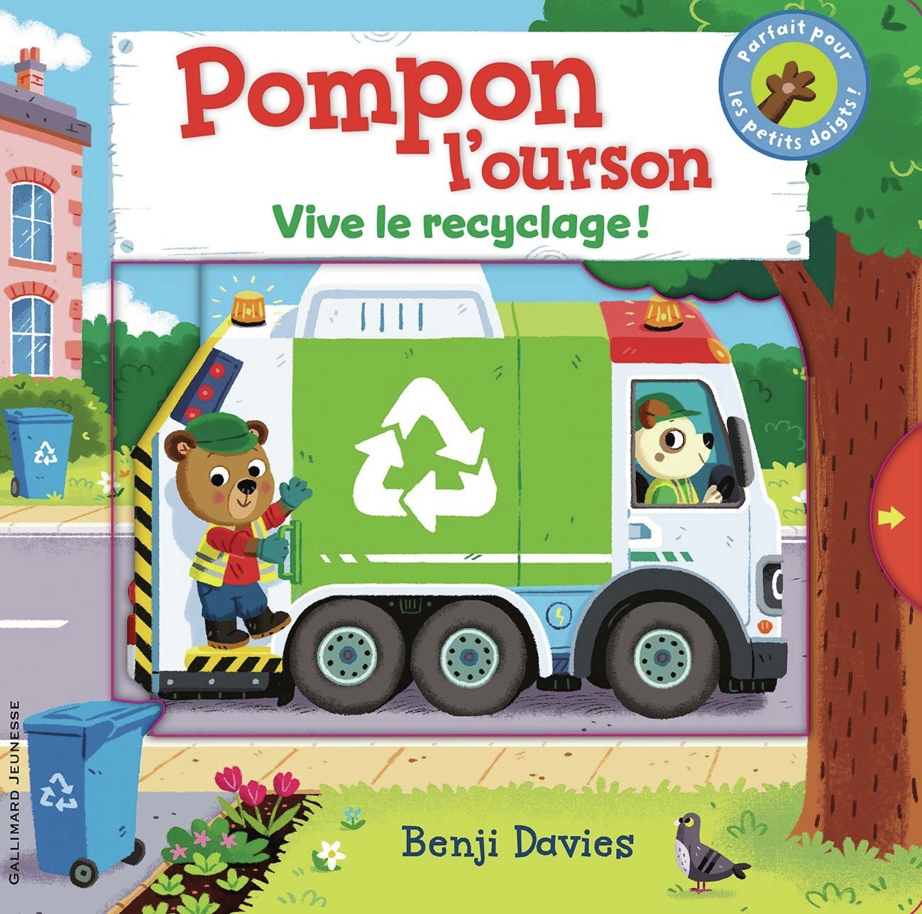 Pompon l'ourson : Vive le recyclage ! -  BENJI DAVIES, Benji Davies,  Gallimard Jeunesse - GALLIMARD JEUNE