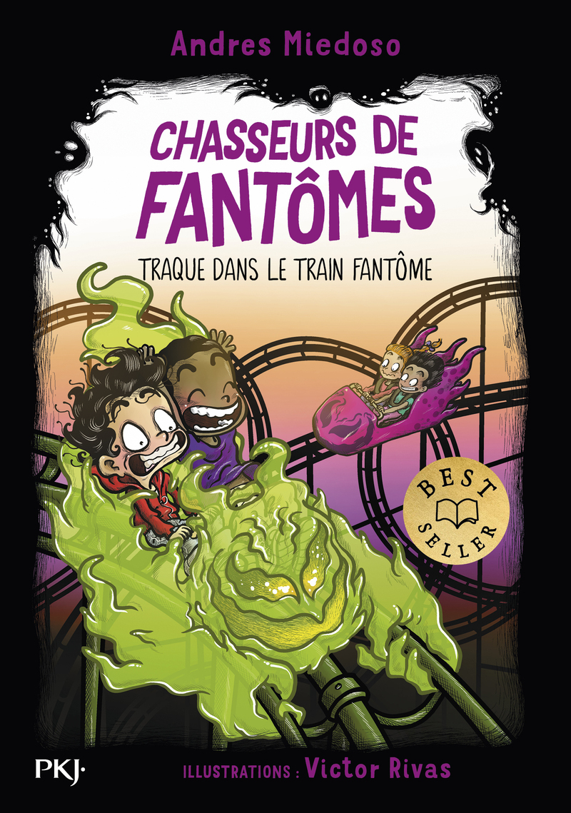 Chasseurs de fantômes - Tome 11 Traque dans le train fantôme - Andres Miedoso, Victor RIVAS, Michel Leydier - POCKET JEUNESSE