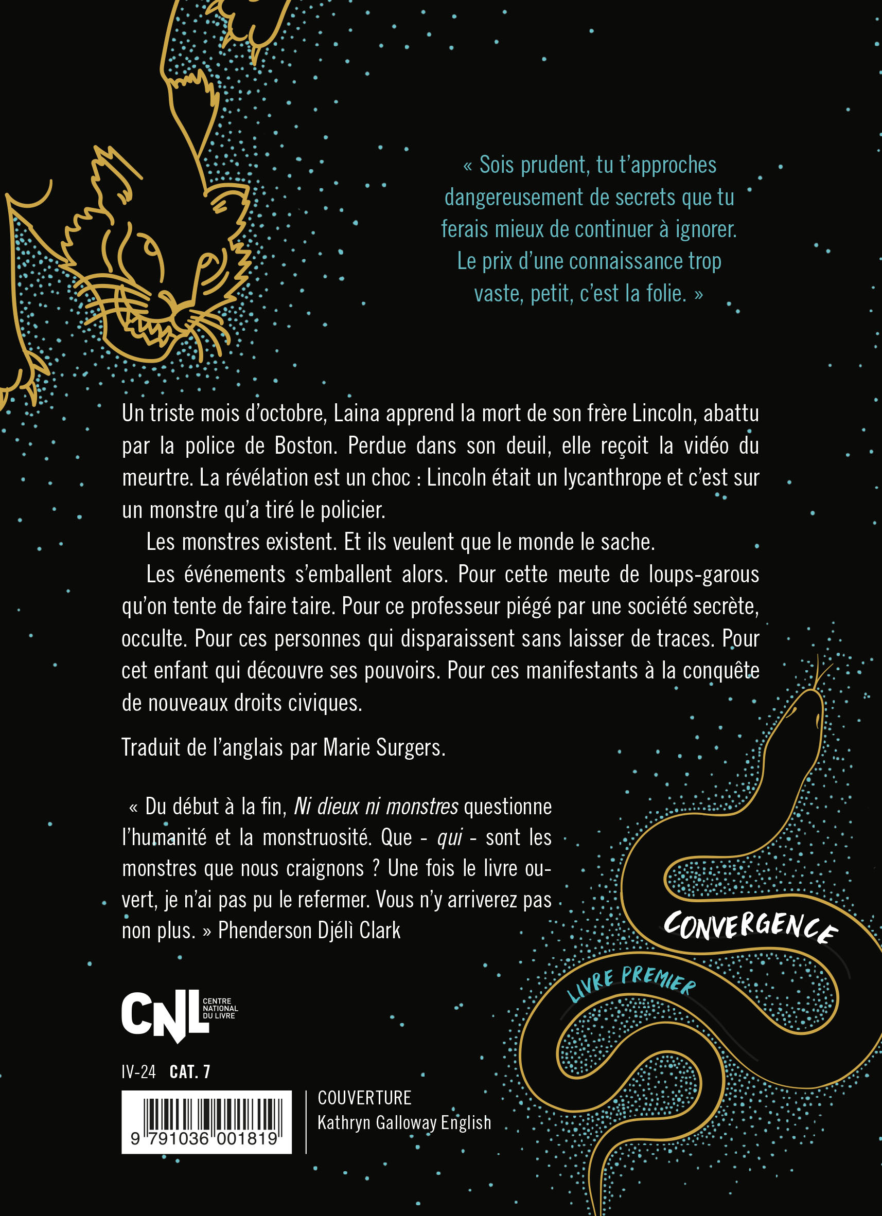 Ni dieux ni monstres - Cadwell Turnbull, Marie Surgers - ATALANTE