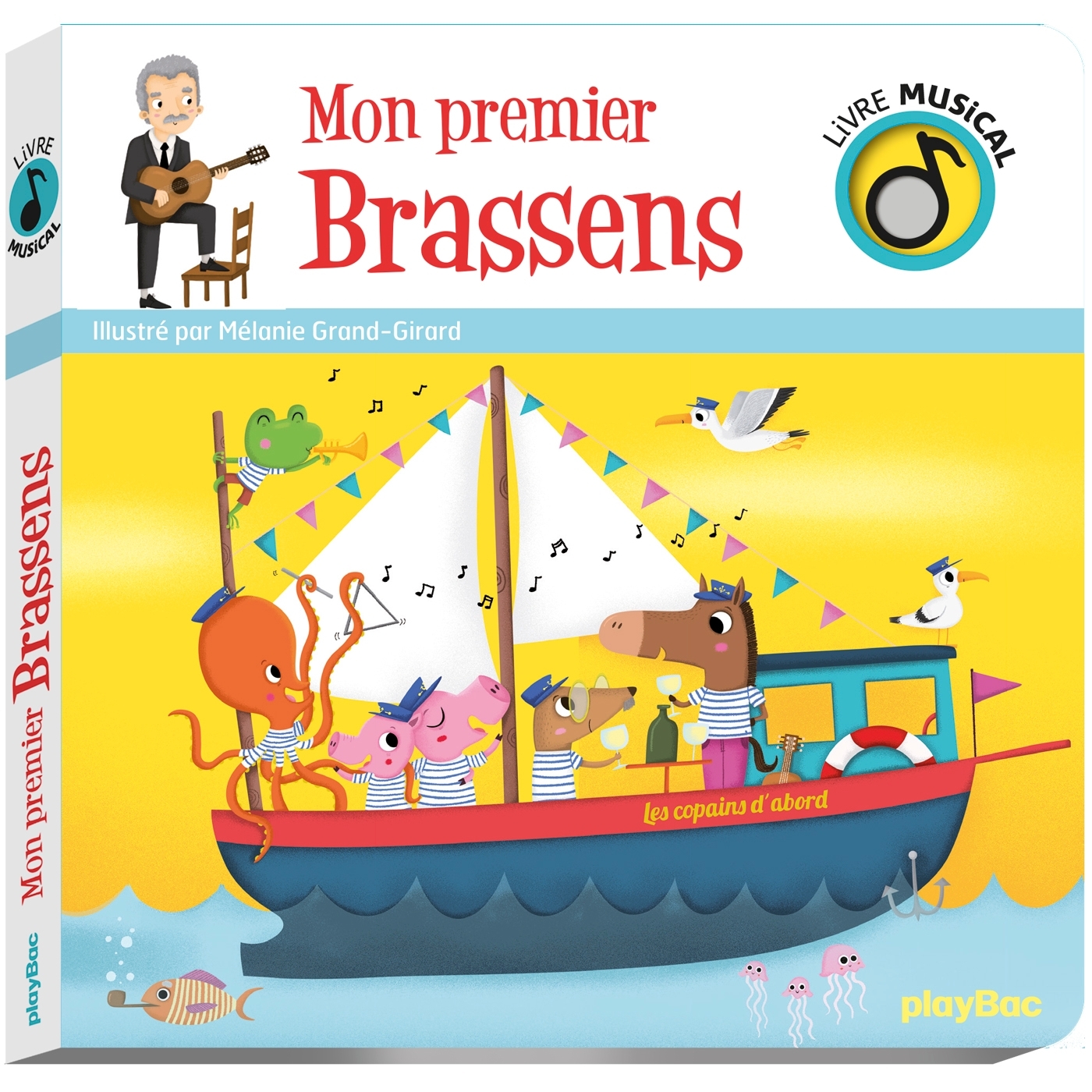 Livre musical - Mon premier Brassens - MÉLANIE GRANDGIRARD - PLAY BAC