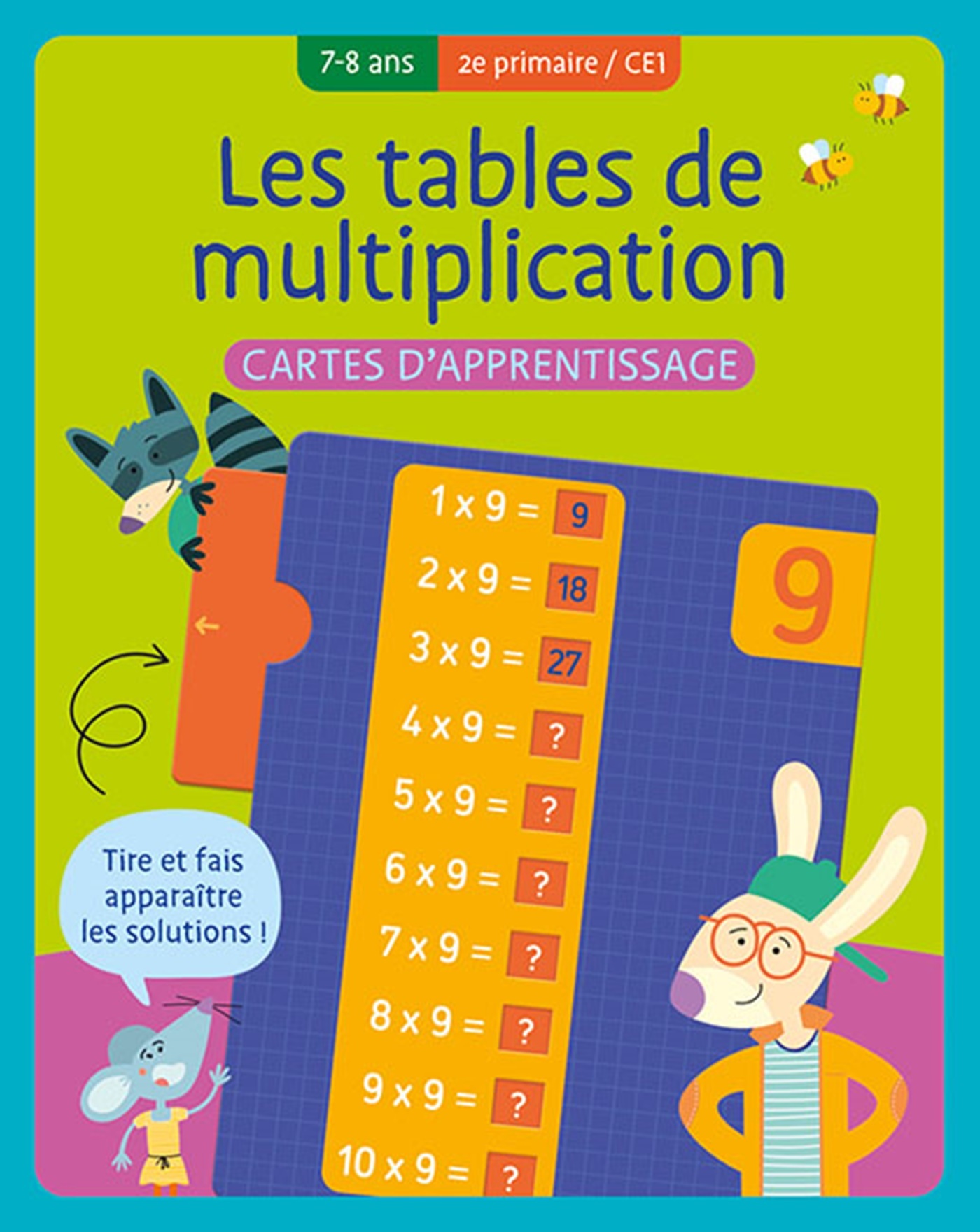 Cartes d'apprentissage - Les tables de multiplication (7-8 a.) - 2e primaire/CE1 - PETRA THEISSEN, PETRA - CHANTECLER