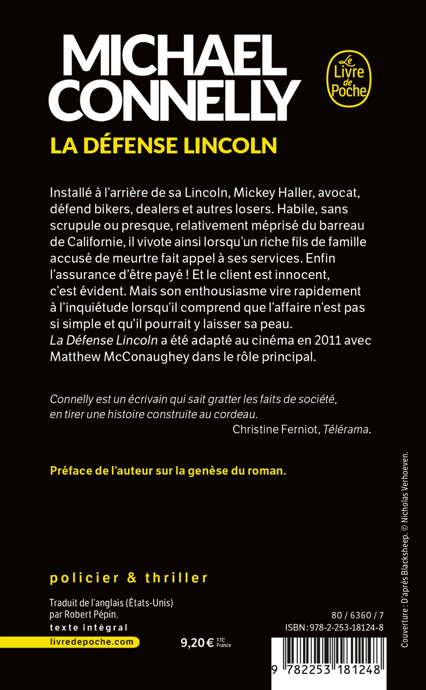 La Défense Lincoln - Michael Connelly - LGF