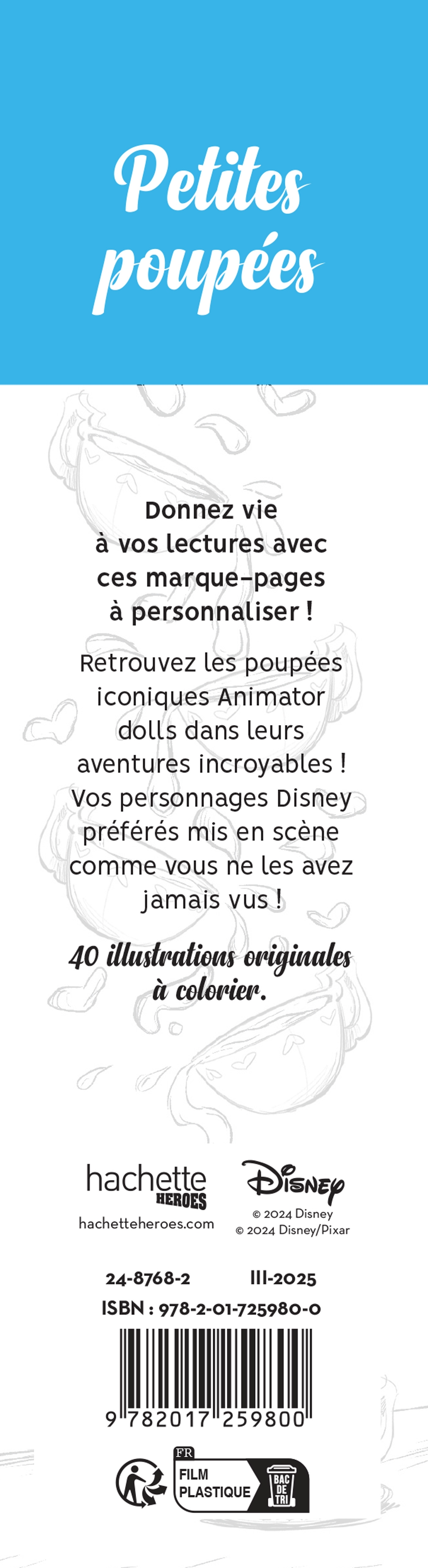 Marque-pages Disney - Petites poupées - Capucine SIVIGNON - HACHETTE HEROES