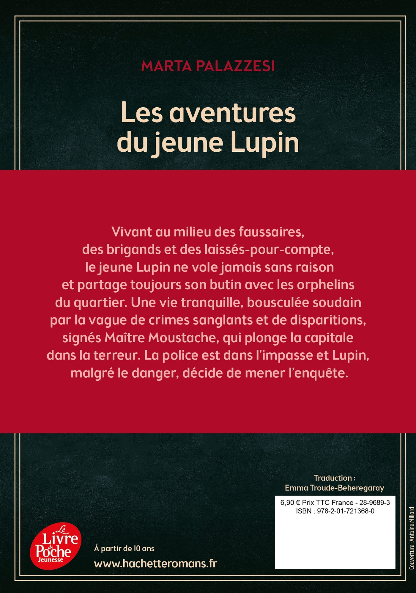 Les aventures du jeune Lupin - Tome 1 - Marta Palazzesi, Emma Troude-Beheregaray - POCHE JEUNESSE
