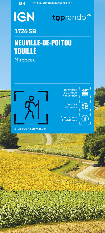 1726SB - NEUVILLE-DE-POITOU - VOUILLÉ MIREBEAU -  Editions IGN - IGN