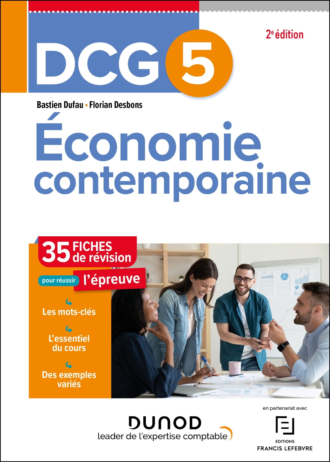DCG 5 ECONOMIE CONTEMPORAINE - FICHES DE RÉVISION - 2E ÉD. - Bastien Dufau, Florian Desbons - DUNOD