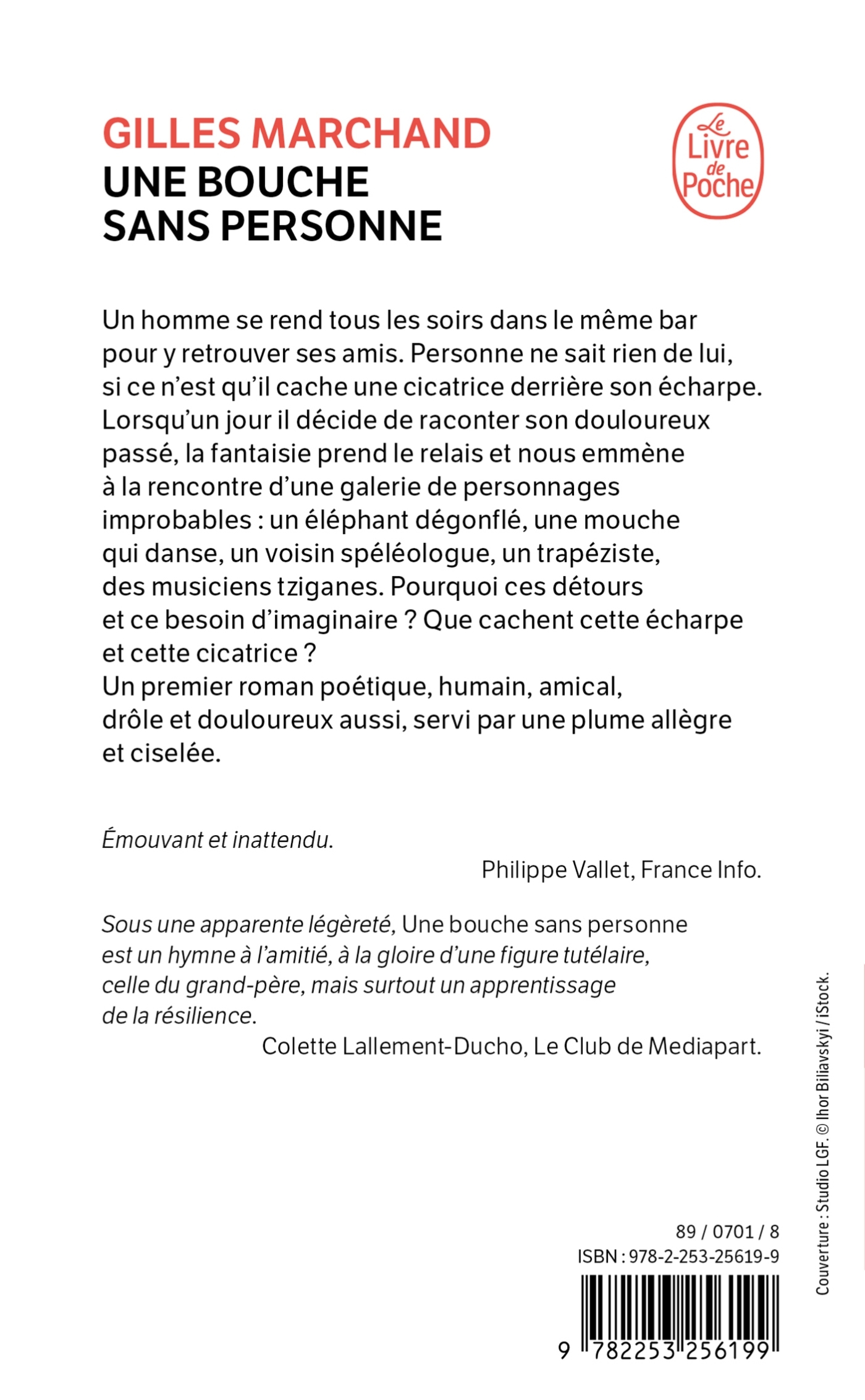 Une bouche sans personne - Gilles Marchand - LGF