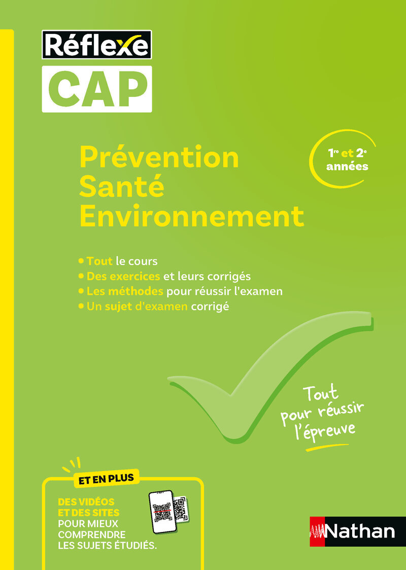 Guide Prévention Santé Environnement - CAP Toutes spécialités - Réflexe - N° 15 - Élisabeth Baumeier - NATHAN