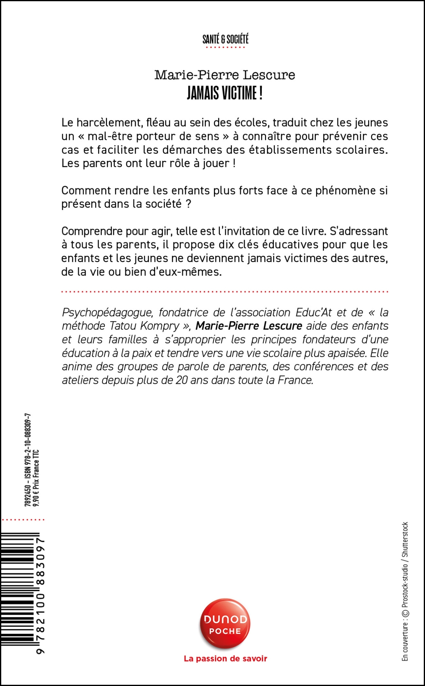 Jamais victime! - Marie-Pierre Lescure - DUNOD