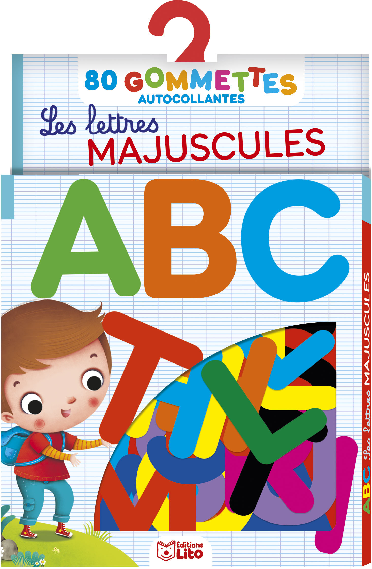 GOMMETTES LETTRES MAJUSCULES -  - LITO
