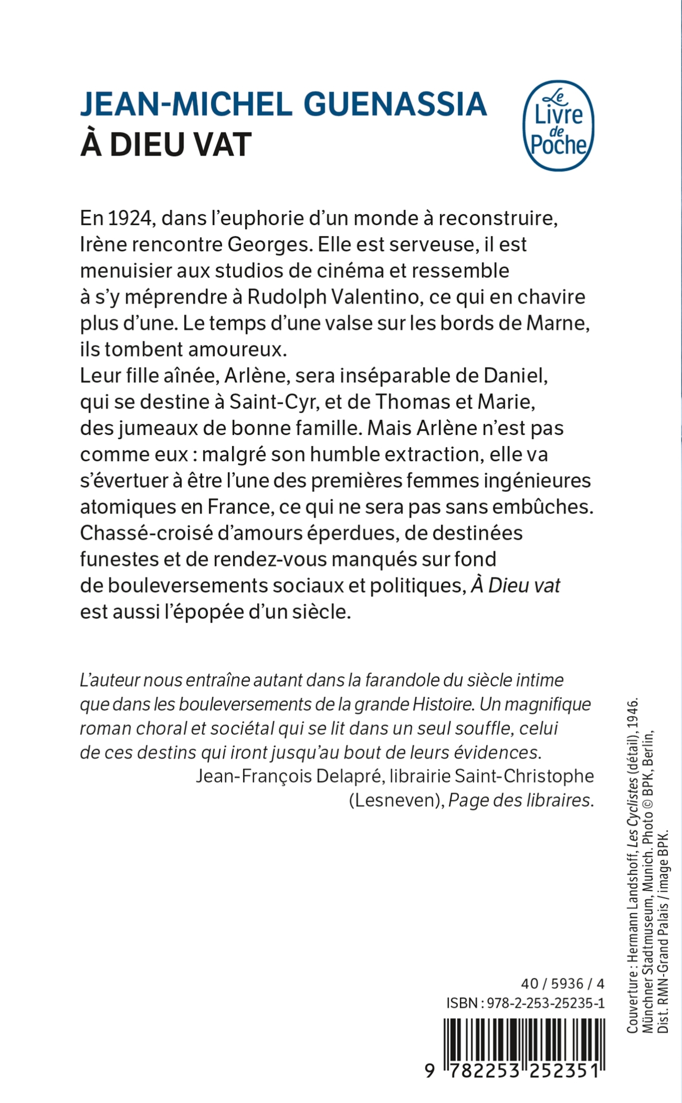 A Dieu vat - Jean-Michel Guenassia - LGF