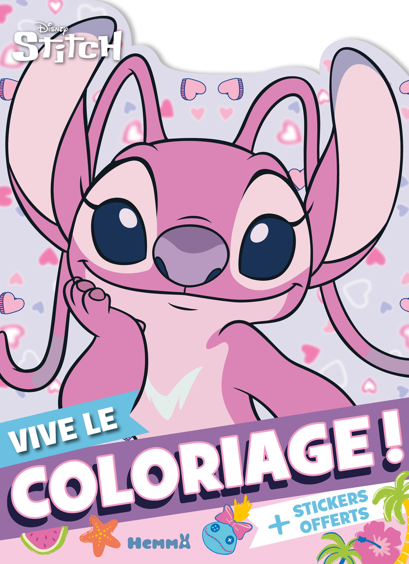 Disney Stitch - Vive le coloriage ! (Angel) - + Stickers offerts -  Collectif - HEMMA