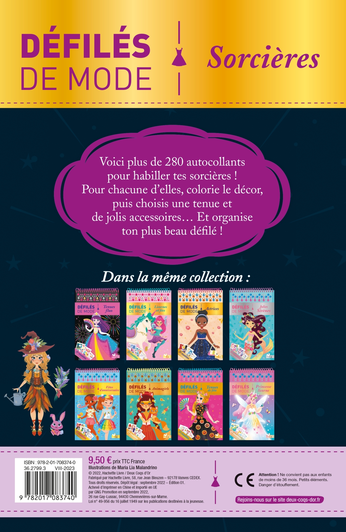 Sorcières - bloc à spirale - LIA MALANDRINO MARIA - DEUX COQS D OR