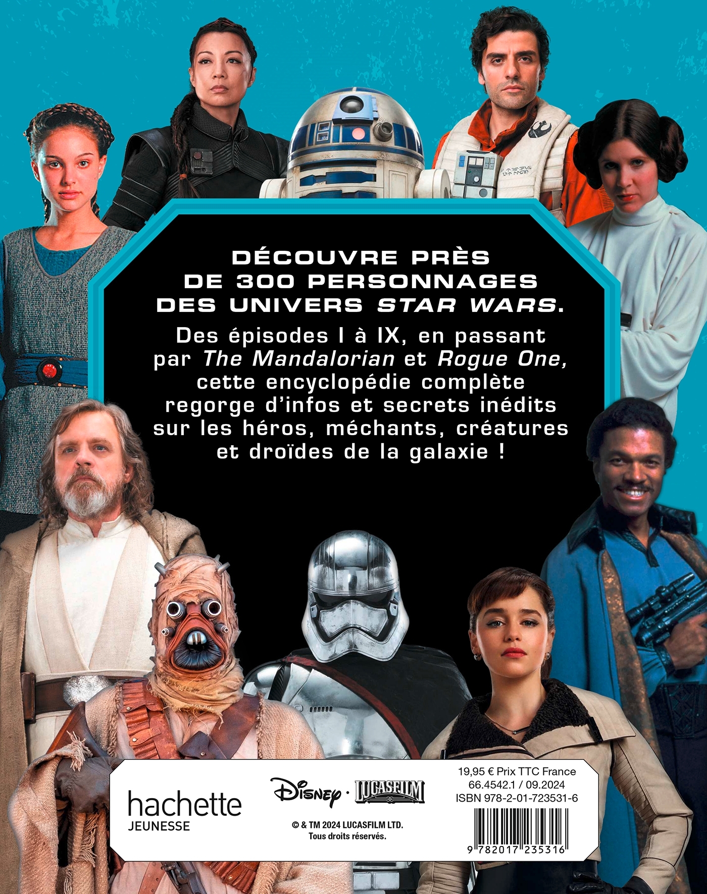 STAR WARS - L'encyclopédie des personnages - Toutes les trilogies - XXX - DISNEY HACHETTE