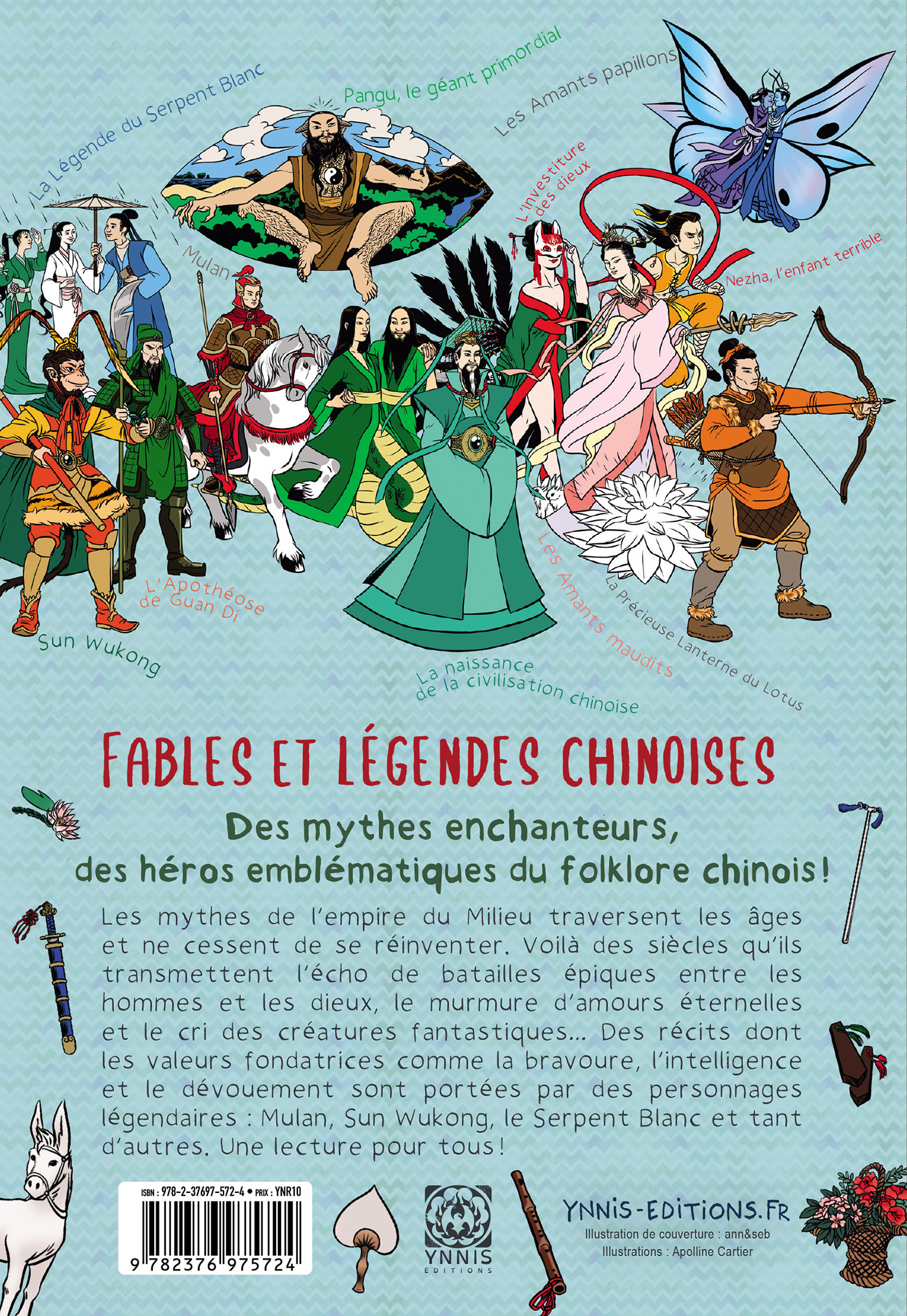 Fables et légendes chinoises - Romain Huissier - YNNIS