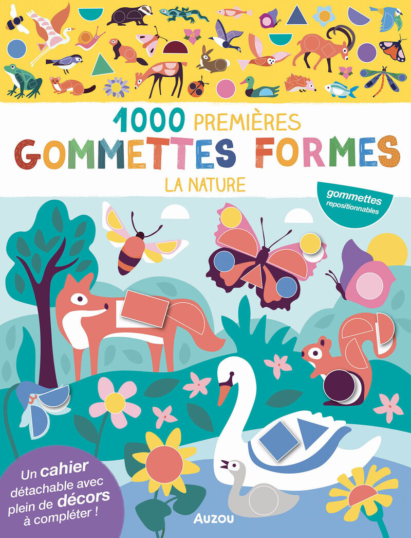 1000 PREMIERES GOMMETTES FORMES - NATURE - TAYLOR NADIA - AUZOU