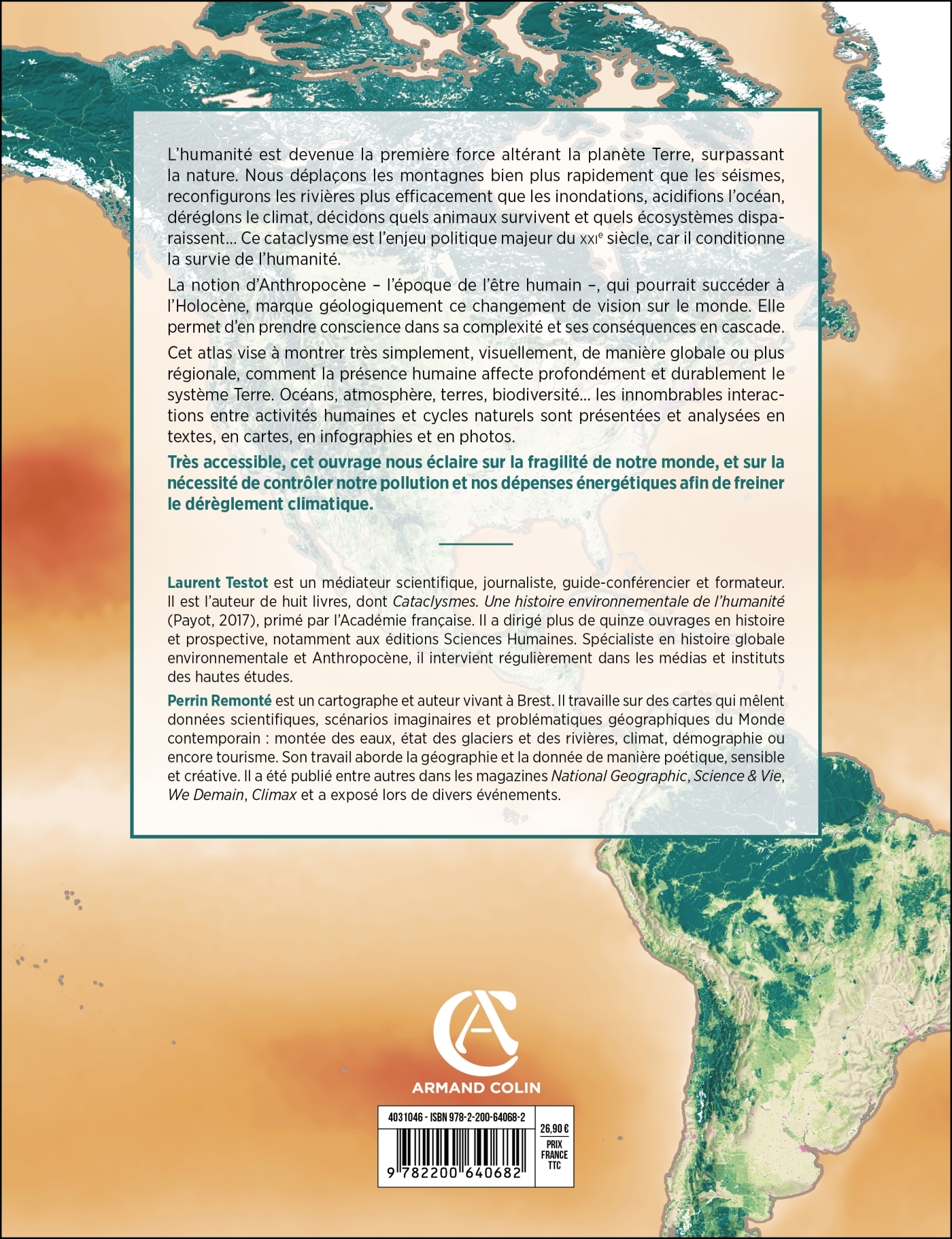 Notre empreinte sur Terre - Laurent TESTOT, Perrin Remonté - ARMAND COLIN