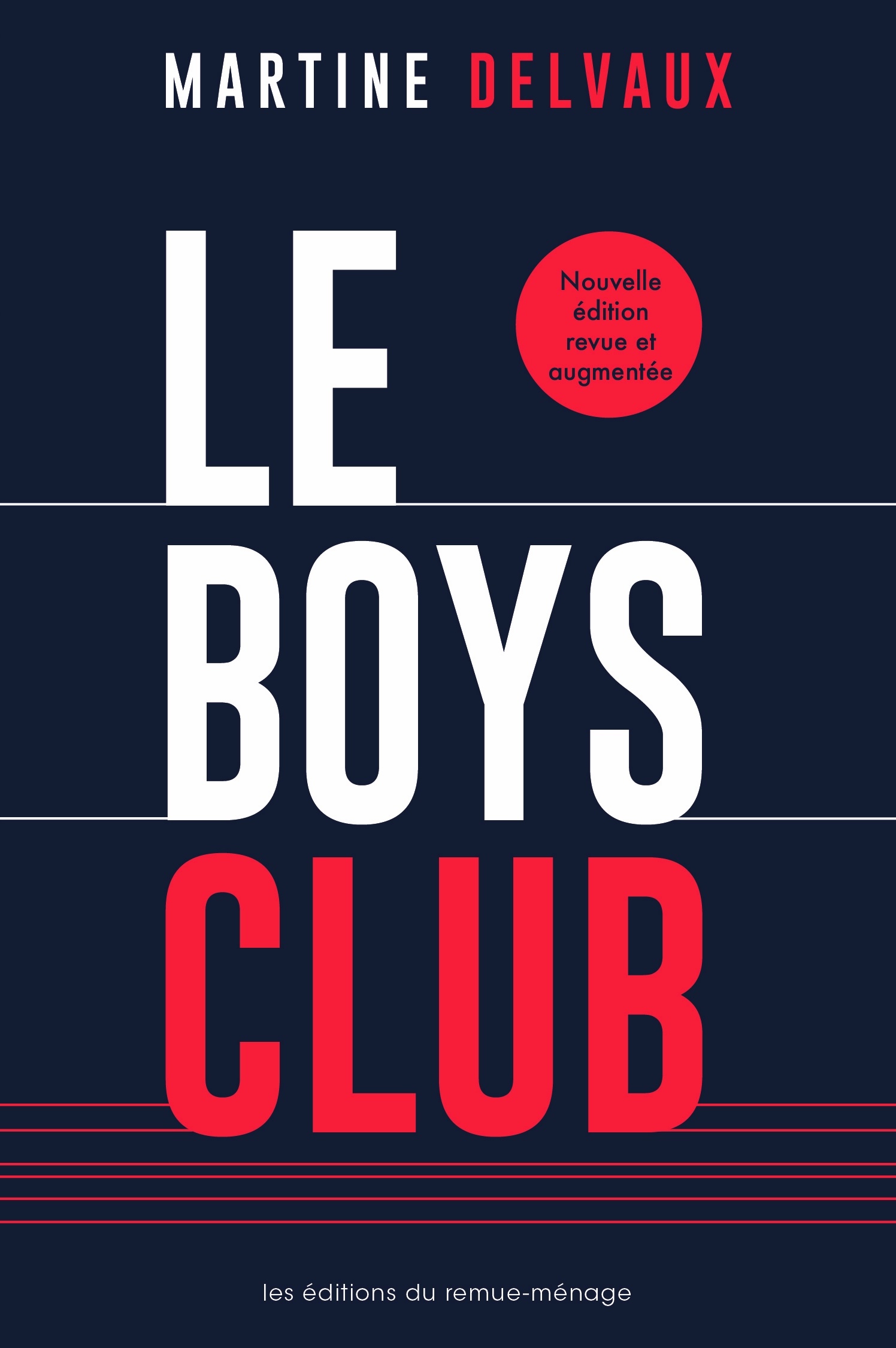 LE BOYS CLUB (NED 2025) - DELVAUX MARTINE - REMUE MENAGE