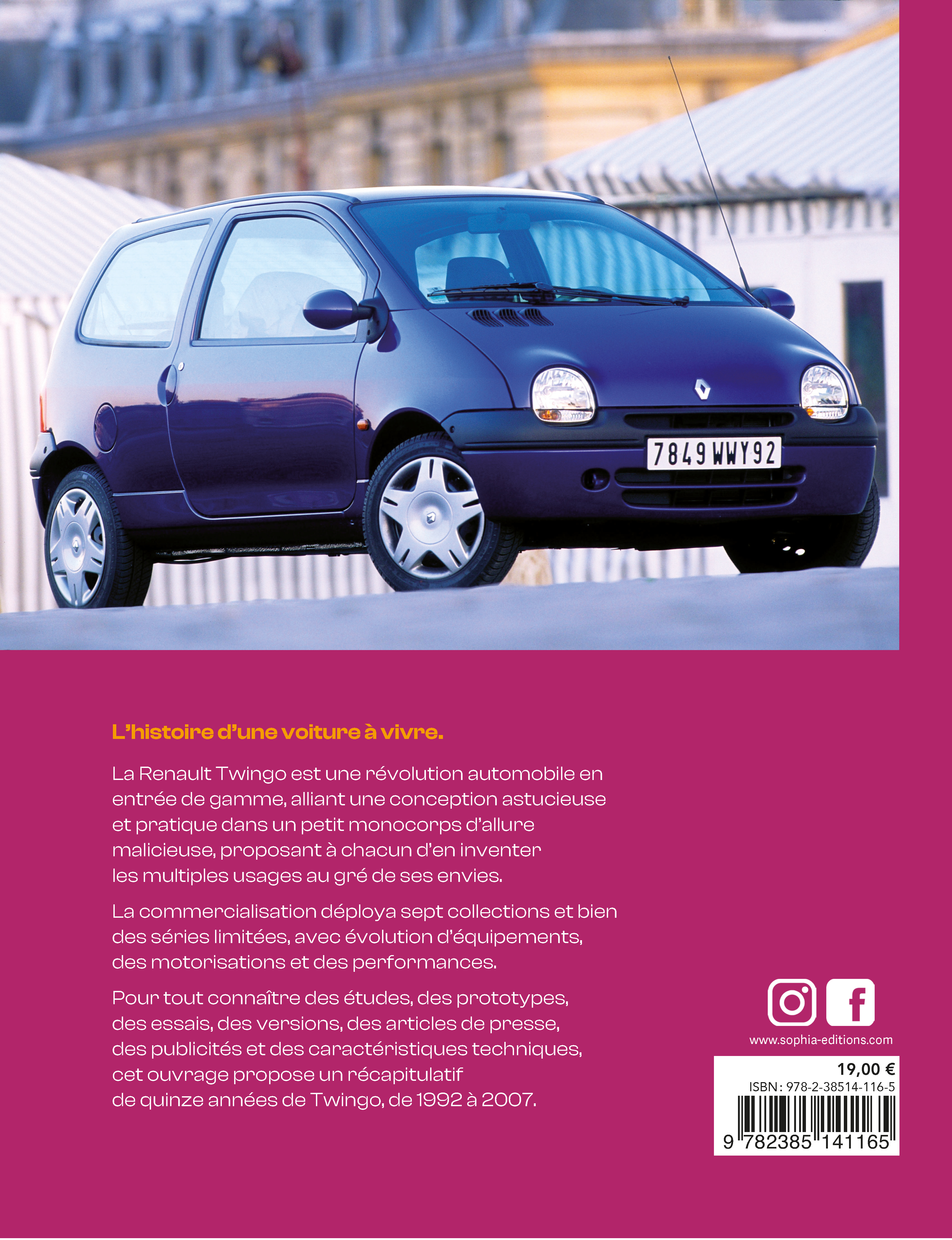 Renault Twingo - Jean-Luc Armagnacq, Patrick Le Qhément, Yves Dubreil - SOPHIA EDITIONS