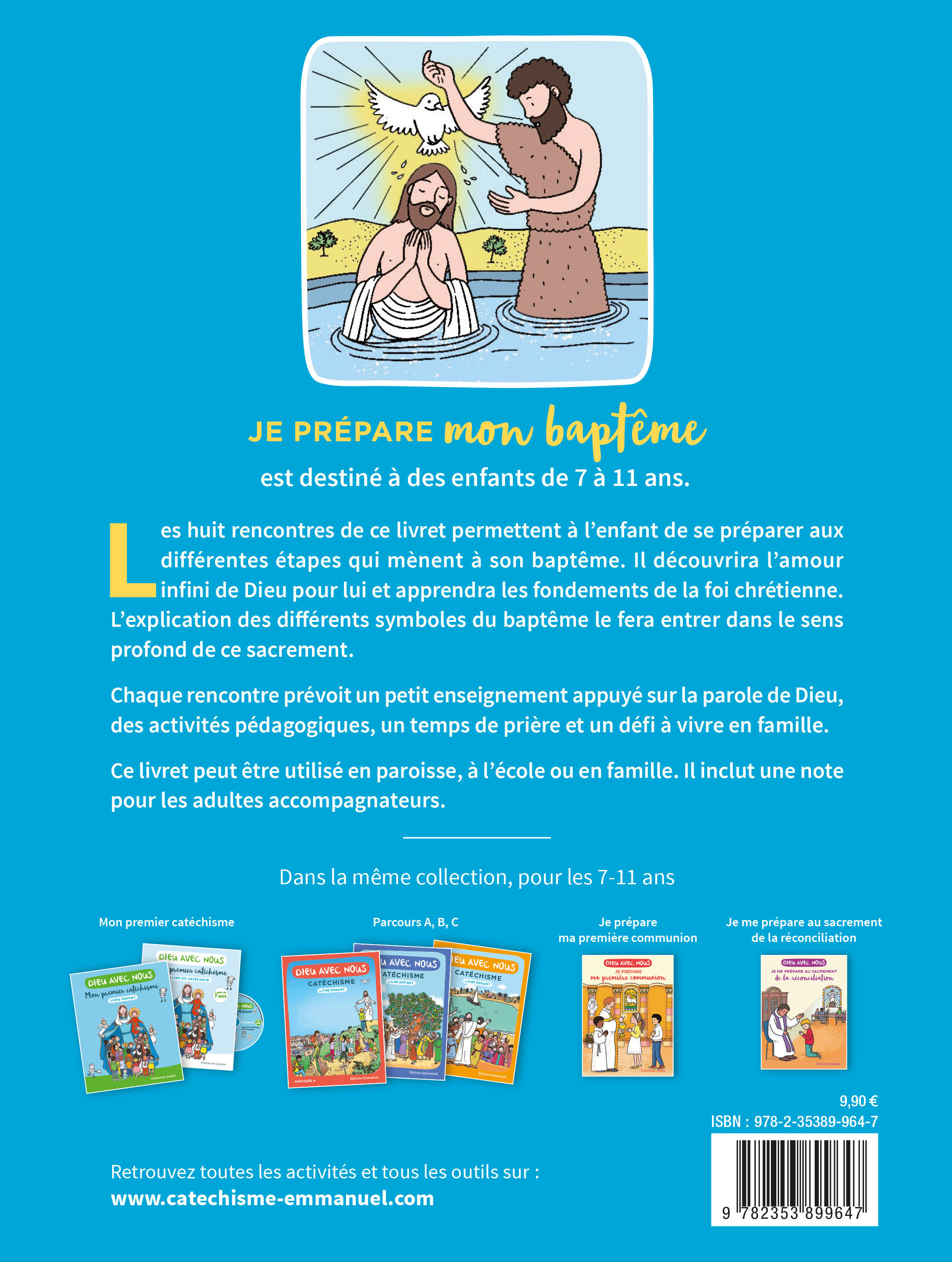 Dieu avec nous - Je prépare mon baptême -  COMMUNAUTE DE L'EMMA,  , Anne De Thieulloy, Alain DE BOUDEMANGE - EMMANUEL