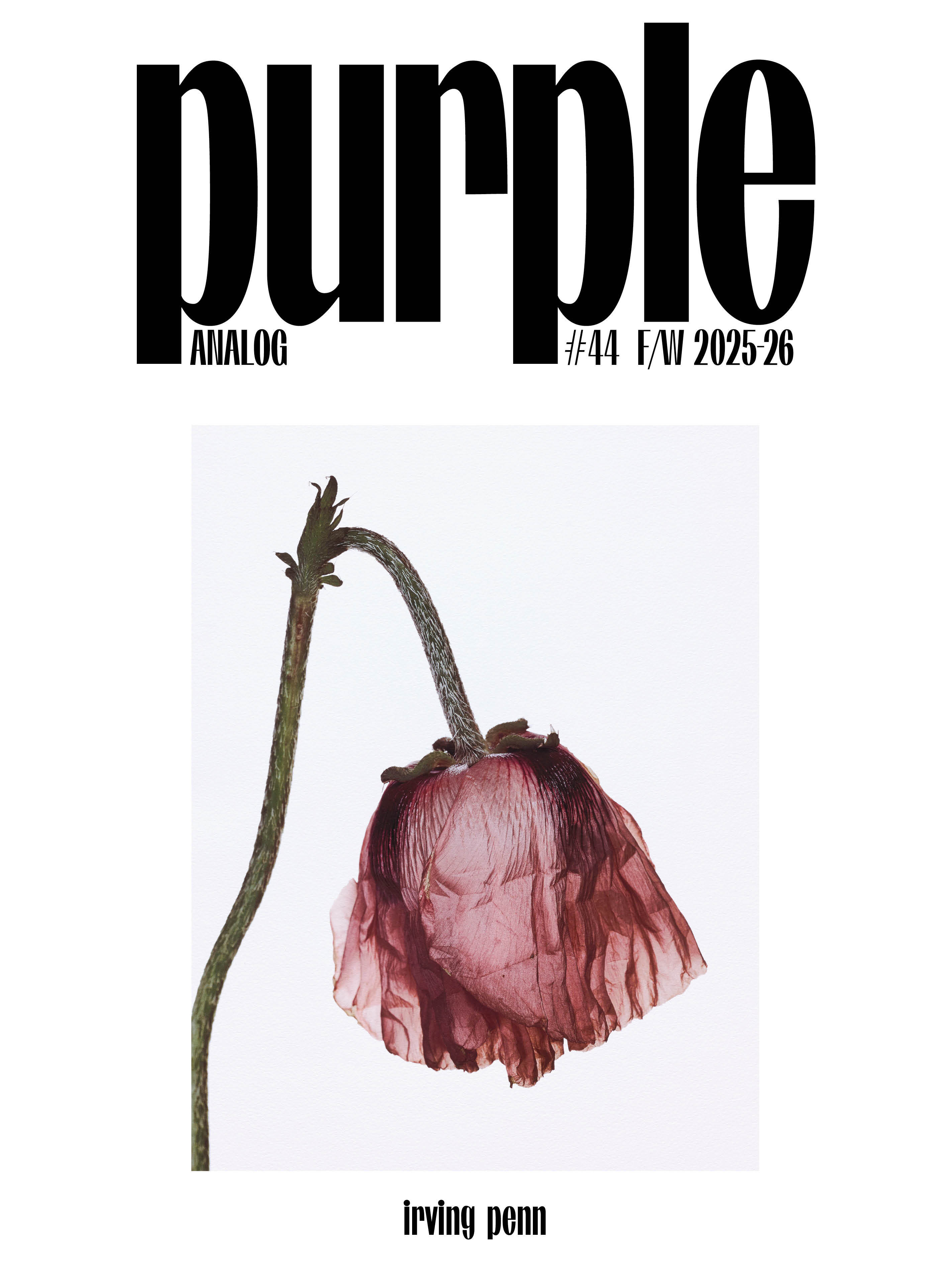 PURPLE n°44 F/W 2025-26 : The Analog Issue -  Purple - PURPLE INSTITUT