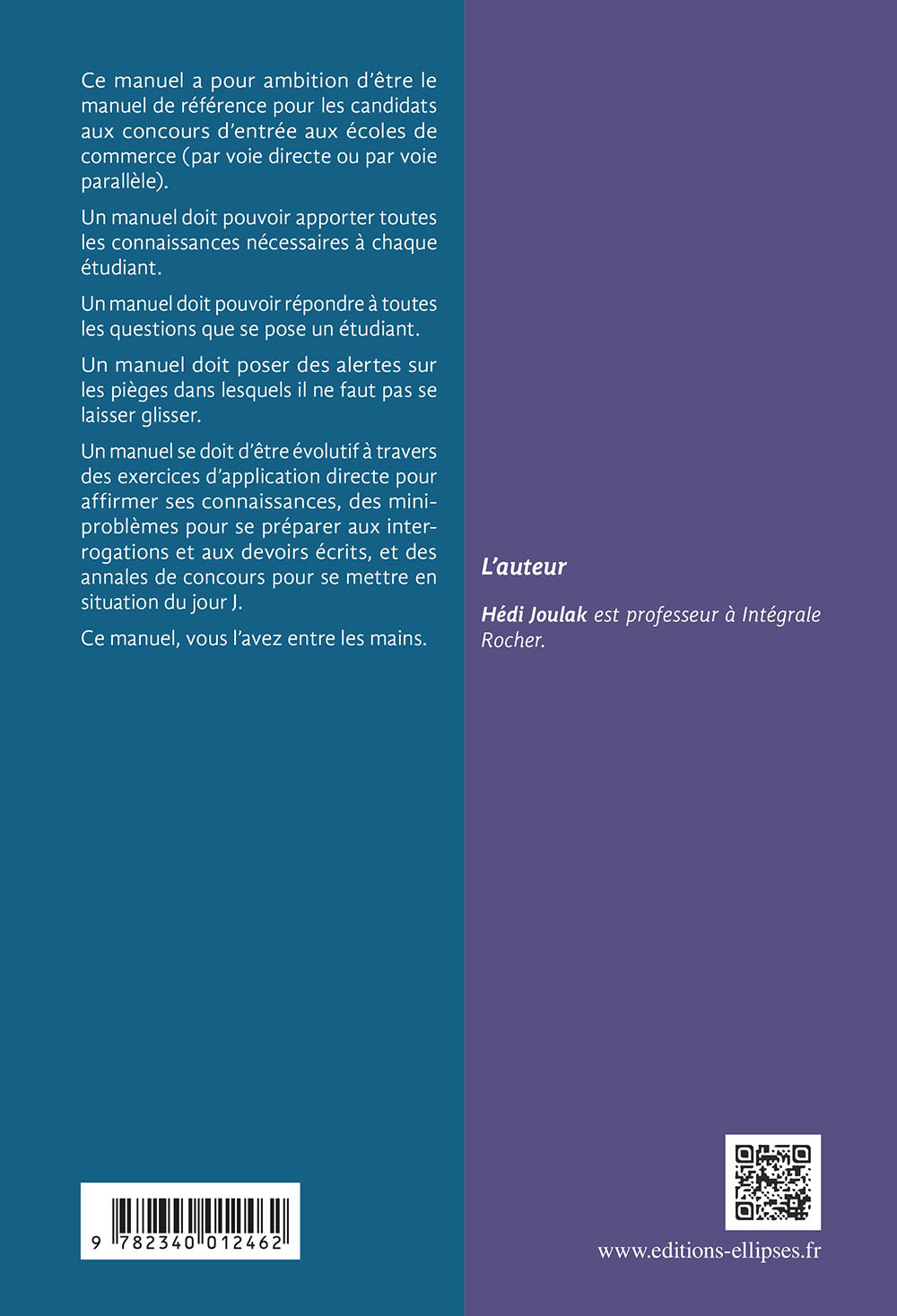 Mathématiques : Toute l'analyse en prépa ECE - Hédi Joulak - ELLIPSES
