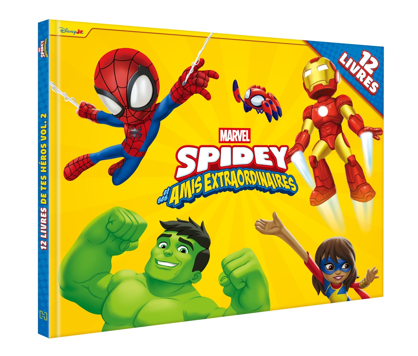 SPIDEY ET SES AMIS EXTRAORDINAIRES - Coffret - Les 12 livres de tes héros Vol. 2 - MARVEL -  - DISNEY HACHETTE