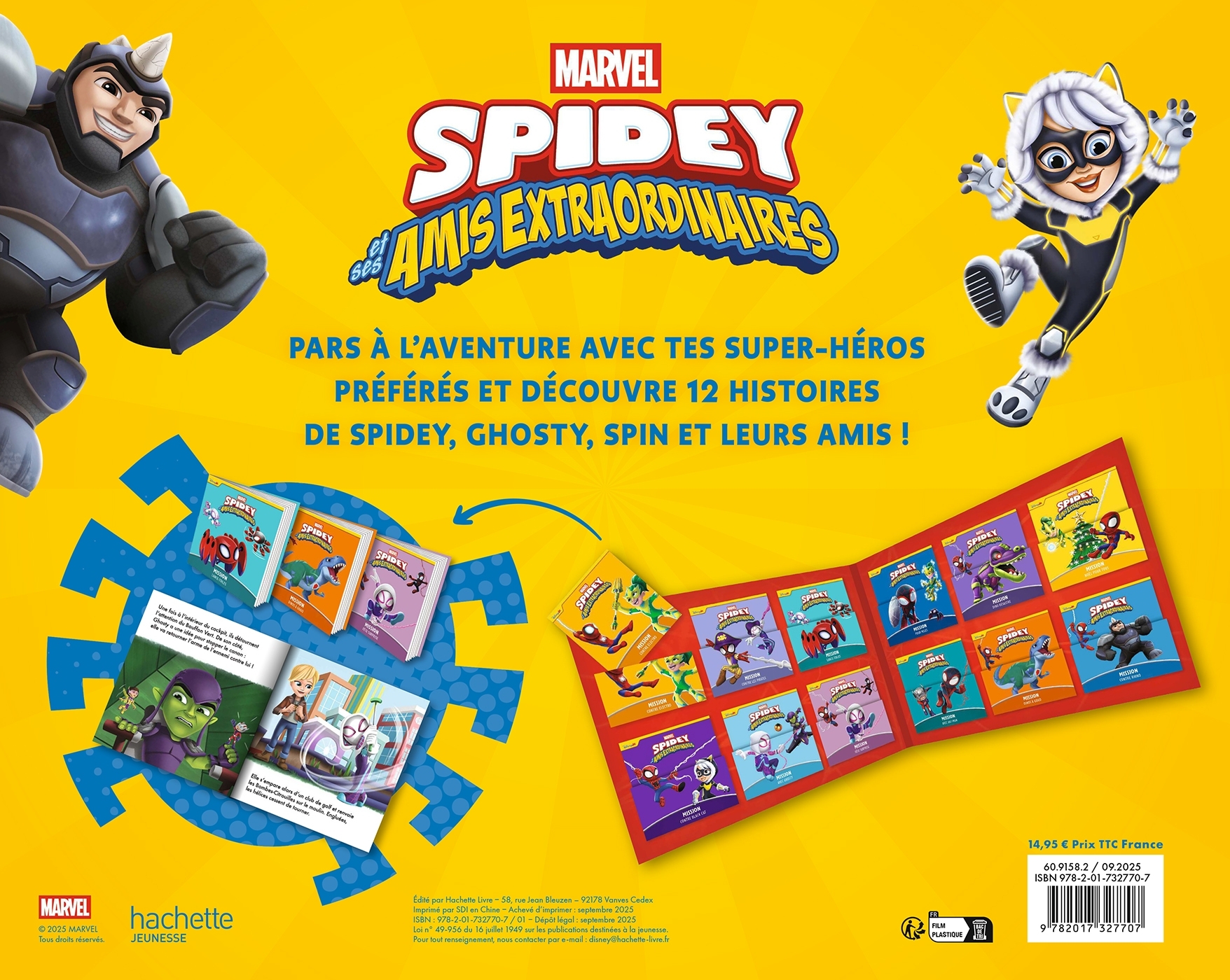 SPIDEY ET SES AMIS EXTRAORDINAIRES - Coffret - Les 12 livres de tes héros Vol. 2 - MARVEL -  - DISNEY HACHETTE