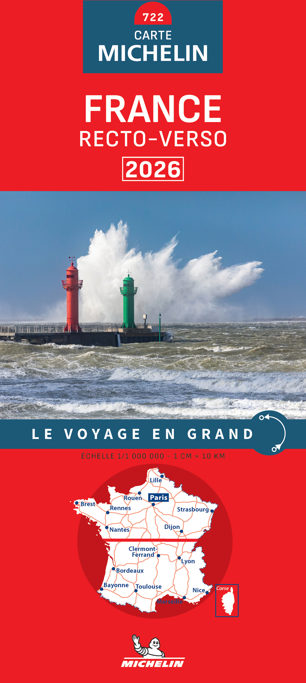 Carte Nationale France Recto-Verso 2026 -  - MICHELIN