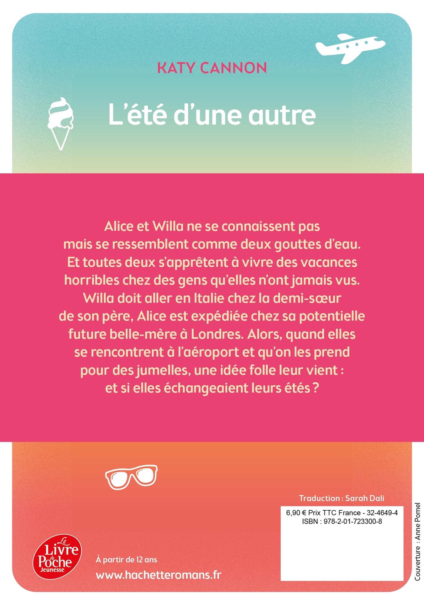 L'été d'une autre - Katy Cannon - POCHE JEUNESSE