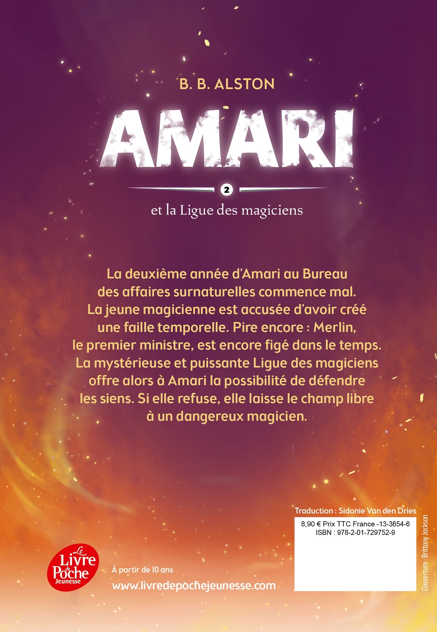 Amari et la ligue des magiciens - Tome 2 - B.B. ALSTON - POCHE JEUNESSE