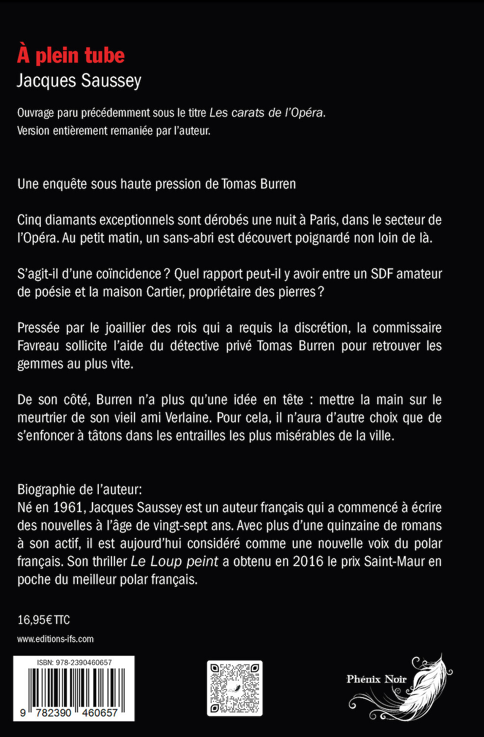 A PLEIN TUBE - Jacques Saussey - PHENIX NOIR