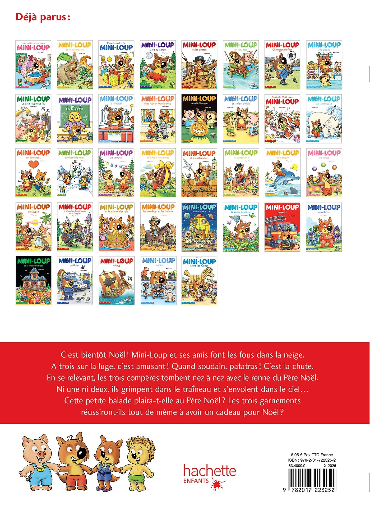 Drôle de Noël pour Mini-Loup avec couverture scintillante - Philippe Matter - HACHETTE ENFANT